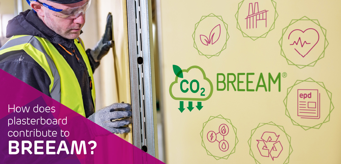 How plasterboard contributes to BREEAM 