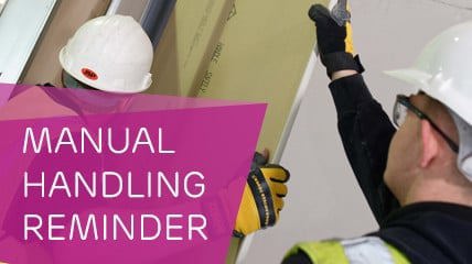 Tips for handling plasterboard